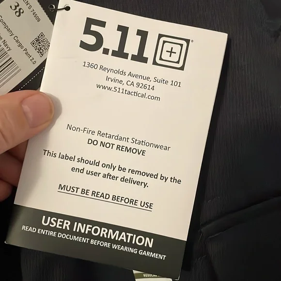 NWT 5.11 Company Cargo Pant 2.0 Regular Fit Unhemmed. For @justin88740 - Picture 6 of 11